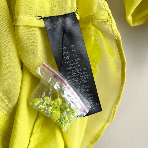 ASOS Curve Lime Green Mini Dress - Picture 14 of 16